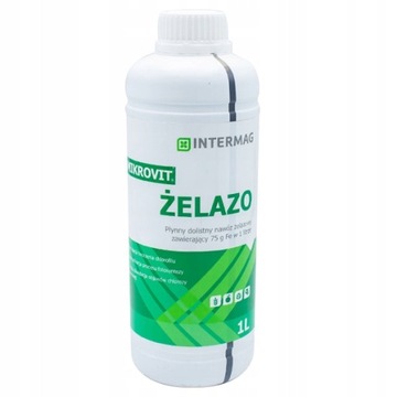 MIKROVIT FE CHELAT ŻELAZA 1L NAWÓZ DOLISTNY