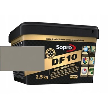 SOPRO fuga DF10 (22) 2,5kg kamienno-szara (1062)