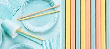 РАЗНОЦВЕТНЫЕ бумажные трубочки