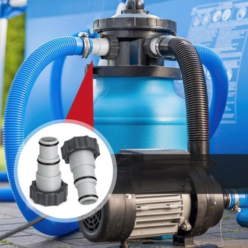 4 SZT ADAPTER WĘŻA BASENOWEGO DO FILTRA POMPY GŁĘBINOWEJ INTEX