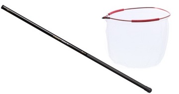 MIKADO Podbierak SZTYCA 3m KOSZ nylon żyłkowy z pływakami
