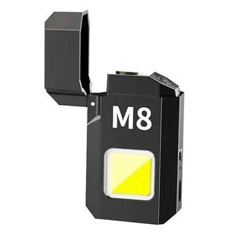 ZAPALNICZKA INDUKCYJNA ŻAROWA LATARKA LED COB NA USB