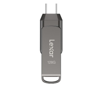 Флеш-накопитель Lexar JumpDrive Dual Drive D400, 128 ГБ, USB 3.1 Type-C