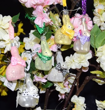 КУЛОН ИЗ БЕЛОГО СТЕКЛА КРОЛИКА