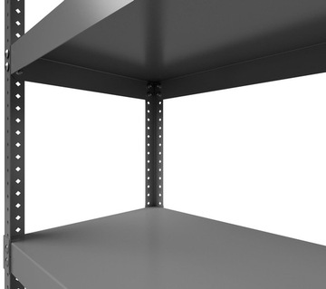 Regał metalowy Hard Metal 220x100x50 cm - 6 półek