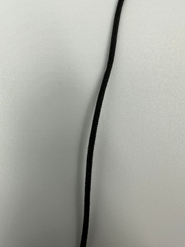 Нитка полиэфирная 2 мм черная GOSHA по метрам.