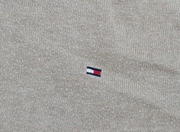 TOMMY HILFIGER BEŻOWY SWETER XL