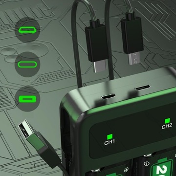 ŁADOWARKA + 2X AKUMULATOR BATERIA DO PADA OD XBOX ONE/SERIES X&S