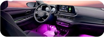 LED OŚWIETLENIE WNĘTRZA AUTA KABINY SAMOCHODU RGB