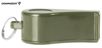 EDC Судейская сигнализация Свисток для мяча Громкий ремешок DOMINATOR из АБС-пластика Оливковый