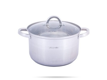 Кастрюли из нержавеющей стали, 6 элементов, Kamille KM5629S