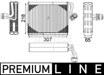 Parownik klimatyzacja BEHR *** PREMIUM LINE *** MAHLE AE 122 000P