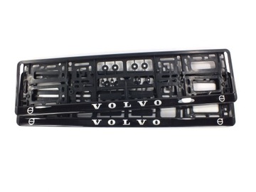 RAMKI TABLICY REJESTRACYJNEJ VOLVO PREMIUM ŻEL 2sz