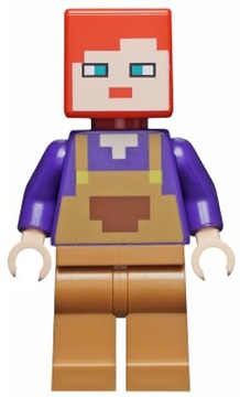 LEGO min099 Figurka Minecraft Farmhand Farmer Nowa