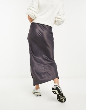 АТЛАСНАЯ ЮБКА МИДИ Stradivarius NG3 tlm L