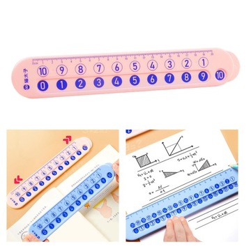 Cyfrowa linijka rozkładu 20 cm Linijka prosta Wielofunkcyjna matematyka w kolorze różowym