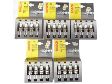 4x Świeca zapłonowa 0241240883 BOSCH SUPER 3 W6DTC