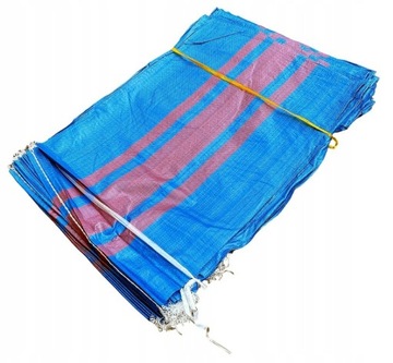 Worki PP 50Kg 65x105 MOCNE na Węgiel Zboże 30 szt.