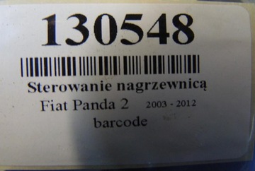 FIAT PANDA II 1.2 BENZÍN ŘÍZENÍ RADIÁTORU