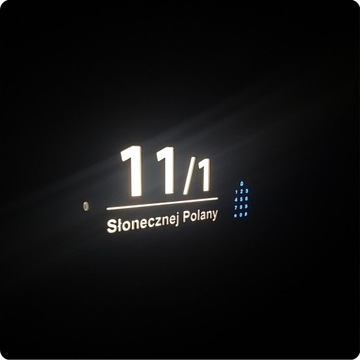 Подсветка номера дома, адресная доска, адрес KML LED 30x20