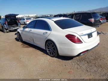 Mercedes Klasa S W222 2019 Mercedes-Benz Klasa S 2019r., S 560, od ubezpieczalni 4.0 Benzyna 463KM, zdjęcie 4