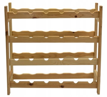 ДЕРЕВЯННАЯ ПОЛКА ДЛЯ ВИНА НА 24 БУТЫЛКИ