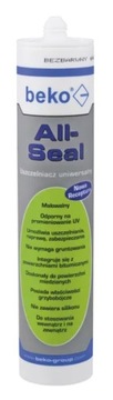 USZCZELNIACZ UNIWERSALNY BEZBARWNY BEKO 300ml