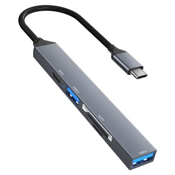 ADS-806C Type-C Hub Expansion Converter to USB-C+USB 2.0+USB 3.0+2 Card Rea