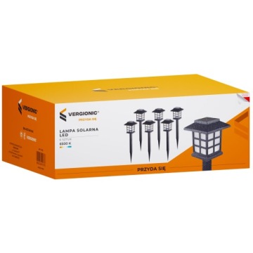 СОЛНЕЧНЫЙ СВЕТОДИОДНЫЙ САДОВЫЙ СВЕТИЛЬНИК УКРАШЕНИЕ ДЛЯ ДАЧИ НАБОР ОСВЕЩЕНИЯ 6 шт.