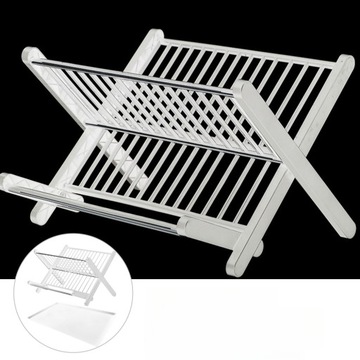 ПОСУДА СУШИЛКА ОРГАНАЙЗЕР МАКОВИНА ПРОСТАЯ СКЛАДНАЯ ПОСУДА БЕЛАЯ ОДЕЖДА