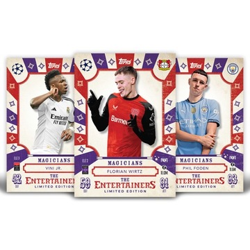 UEFA CHAMPIONS LEAGUE MATCH ATTAX 2024/25 MINI PUSZKA: 4 WERSJE