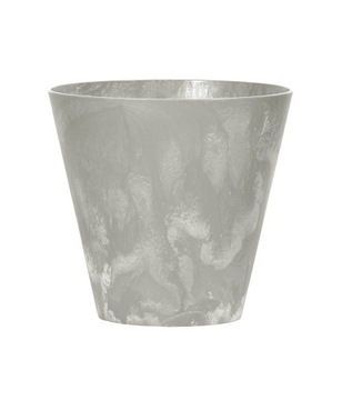 DONICZKA OSŁONKA DONICA OZDOBNA EFEKT BETONU 20x20x18,7 cm średnica 20cm