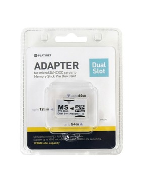 Адаптер для двух слотов Micro SD/Memory Stick Pro Duo