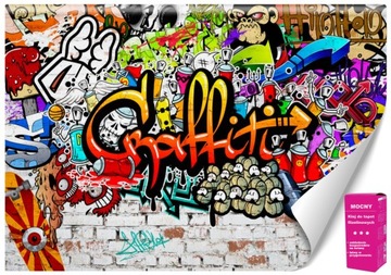 Fototapeta Młodzieżowa Graffiti Miejski Styl +KLEJ