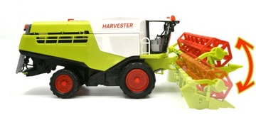 КОМБАЙН УРОЖАЙНЫЙ С БОЛЬШИМ ПРИВОДОМ, ПОДВИЖНЫМИ ЭЛЕМЕНТАМИ