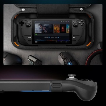 Cienkie Etui SPIGEN Thin Fit PRO do Steam Deck OLED, 2w1 STAND PODSTAWKA