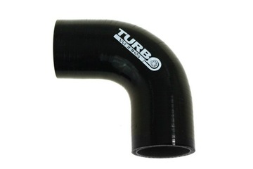 KOLANKO SILIKONOWE TurboWorks 90st 63mm BLACK