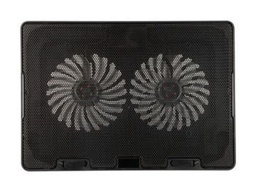 ОХЛАЖДАЮЩАЯ ПОДСТАВКА ДЛЯ НОУТБУКА USB LED 2 ВЕНТИЛЯТОРА РЕГУЛИРУЕМАЯ ПОДСТАВКА