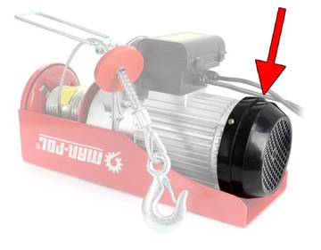 OBUDOWA OSŁONA POKRYWA WENTYLATORA SILNIKA WYCIĄGARKI ELEKTRYCZNEJ 125MM