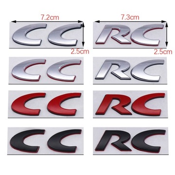 ZNAK NÁLEPKA ZNAKY NÁPIS CC DO VOLKSWAGEN TIGUAN TOUAREG TOURAN BORA