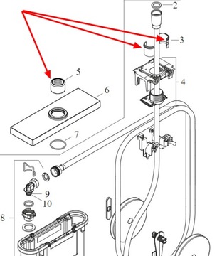 HANSGROHE Гайка sBox в сборе 97584000