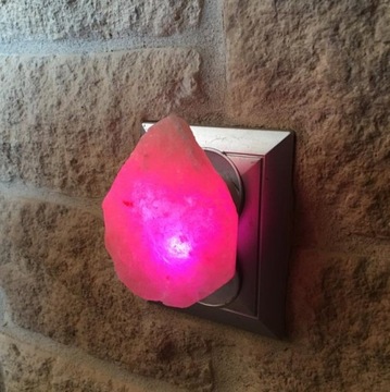 Lampka nocna prozdrowotna Bryłka LED sól Kłodawska