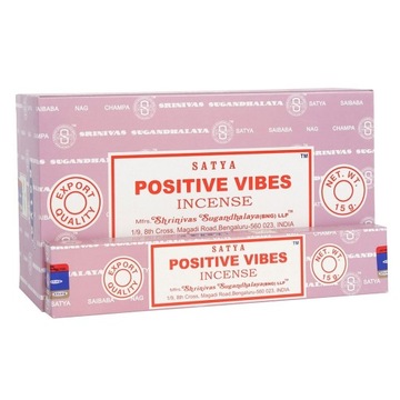 Ароматические палочки Satya Positive Vibes Индийские ароматические палочки