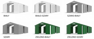 Namiot Magazynowy 4x16m [2,5m] Zimowy DAS 560 W