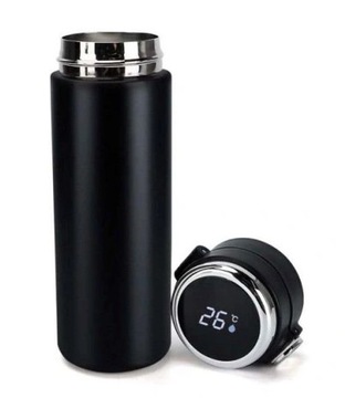 ТЕРМОКРУЖКА ТЕРМОС, ЖК-ДИСПЛЕЙ ТЕМПЕРАТУРЫ, РОТ 300МЛ