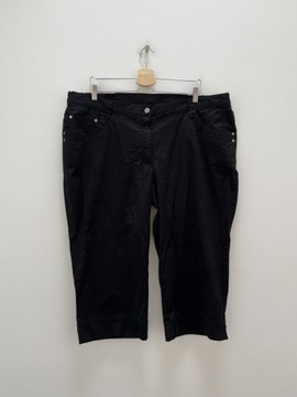 C&A spodnie crop 3/4 czarne 52
