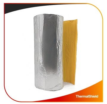 САМОКЛЕЯЩИЙСЯ ТЕРМАЛЬНЫЙ ПОКРЫТИЕ 700°C 25см x 100см Нетканый стекломат