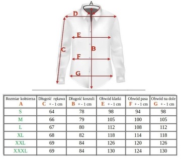 Elegancka Biała Koszula Męska we wzorek 39/40 M Slim fit