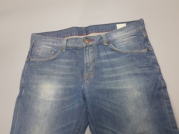 TOMMY HILFIGER Hudson Stretch jeansy spodnie jak NOWE 36/30 pas 98