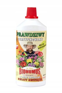 Biohumus extra Kwiaty kwitnące 1 L. eko nawóz